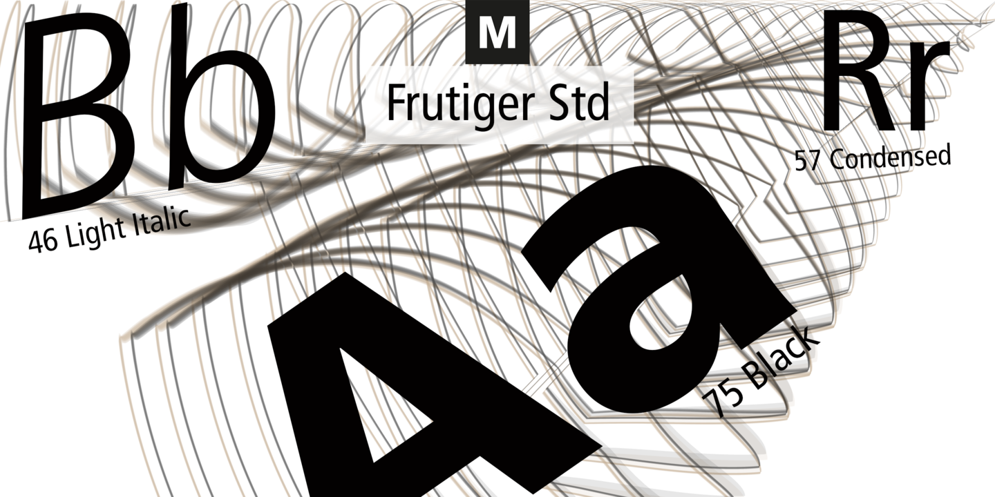 Example font Frutiger Pro Condensed #3